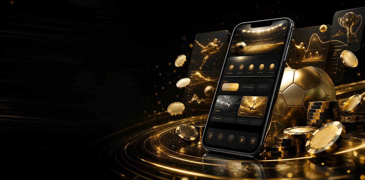 WIN678 điện thoại và biểu tượng vàng